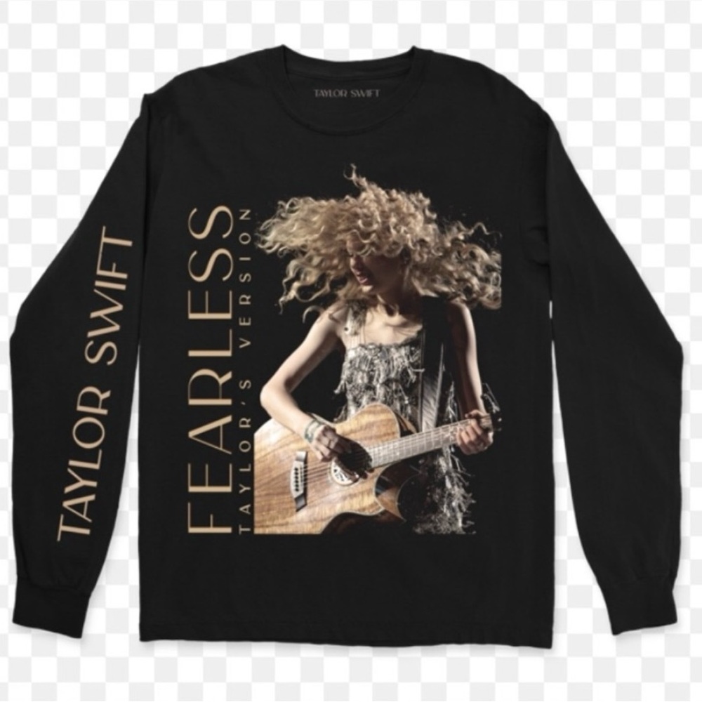 Taylor Swift || Fearless (Taylor’s Version) Long Sleeve || Sz SMALL || T-Shirt